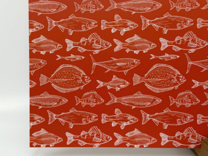 PatternPly® Full Coverage Freshwater Catch on Orange