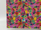 PatternPly® Full Coverage Birds in Paradise on Pink LARGE sheet showing the pattern