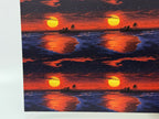PatternPly® Transparent Tropical Sunset LARGE sheet showing the pattern