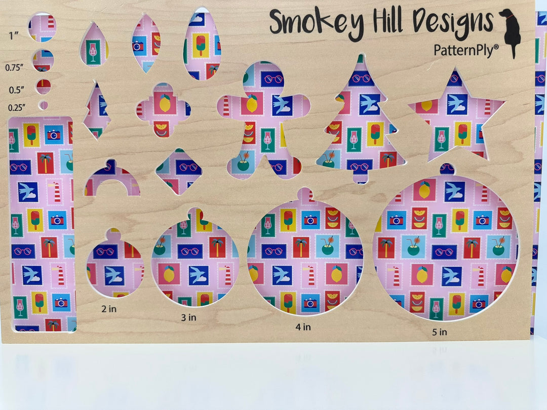 PatternPly® Full Coverage Summer Stamps on Pink