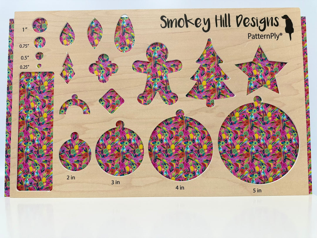 PatternPly® Full Coverage Birds in Paradise on Pink MICRO