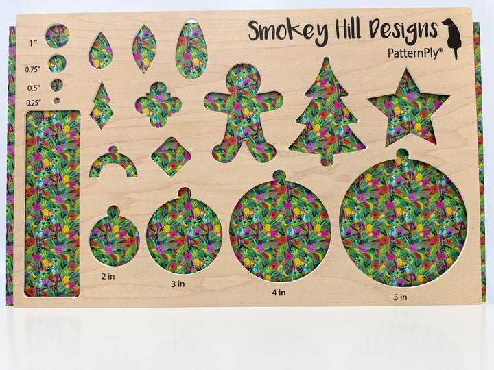 PatternPly® Birds in Paradise on Green MICRO