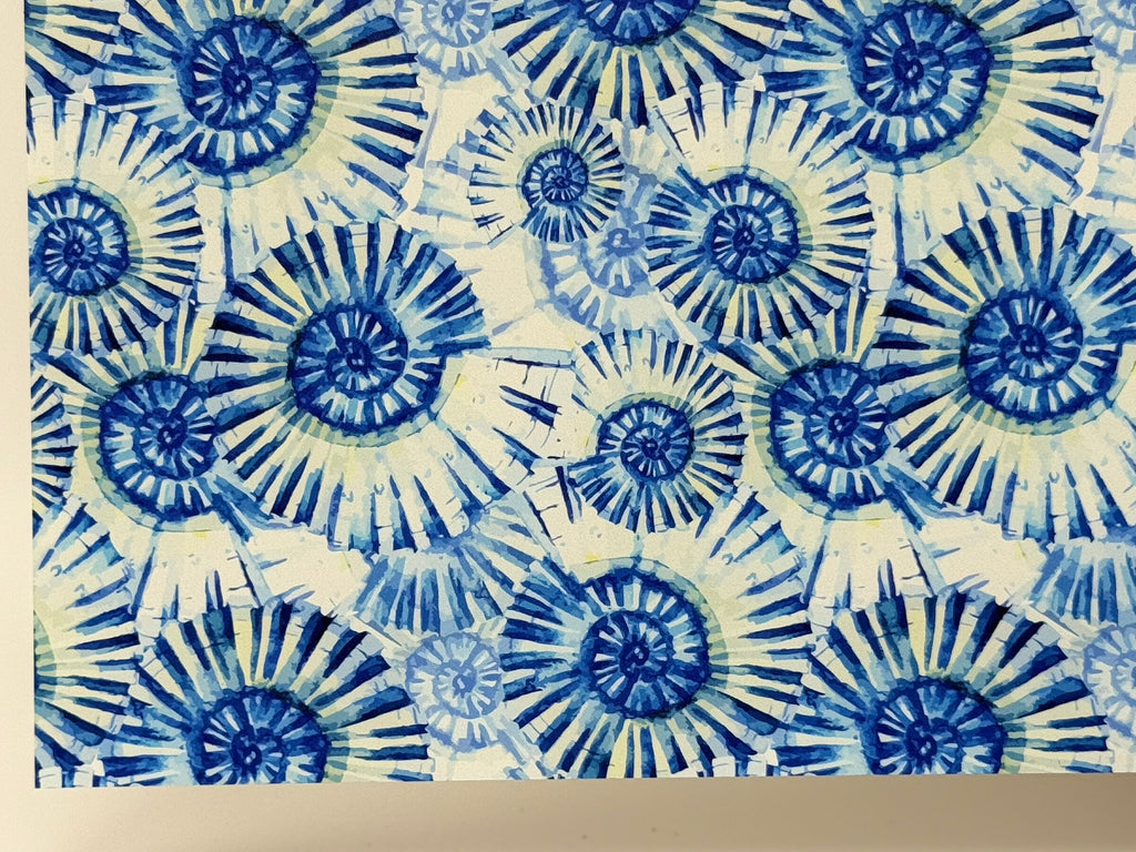PatternPly® Full Coverage Watercolor Shells LARGE sheet showing the pattern