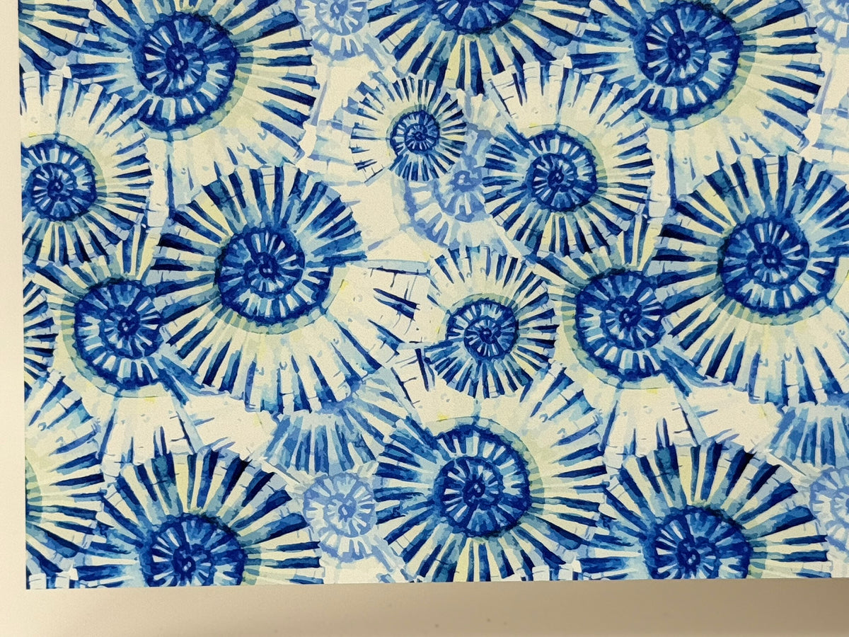 PatternPly® Full Coverage Watercolor Shells LARGE sheet showing the pattern