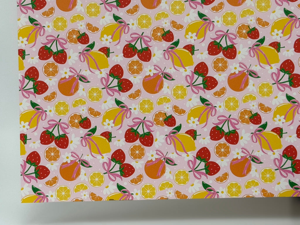 PatternPly® Full Coverage Summer Citrus sheet showing the pattern