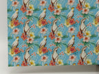 PatternPly® Full Coverage Pastel Parrots LARGE sheet showing the pattern