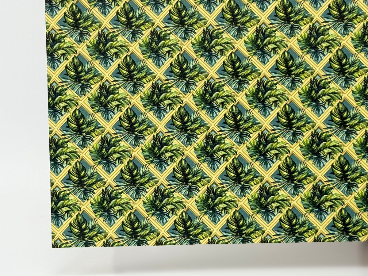 PatternPly® Full Coverage Geometric Tropical sheet showing the pattern