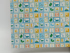 PatternPly® Full Coverage Beach Stamps on Mint sheet showing the pattern