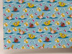 PatternPly® Full Coverage Dogs on Vacay sheet showing the pattern