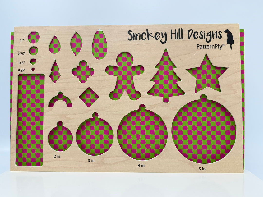 PatternPly® Full Coverage Pink and Green Neon Checkered