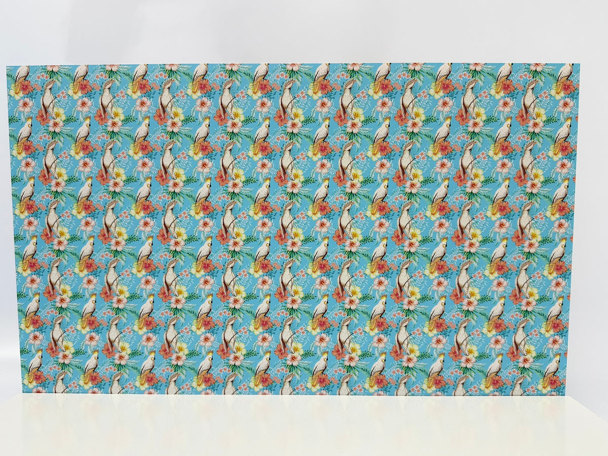 PatternPly® Full Coverage Pastel Parrots LARGE product photo 2