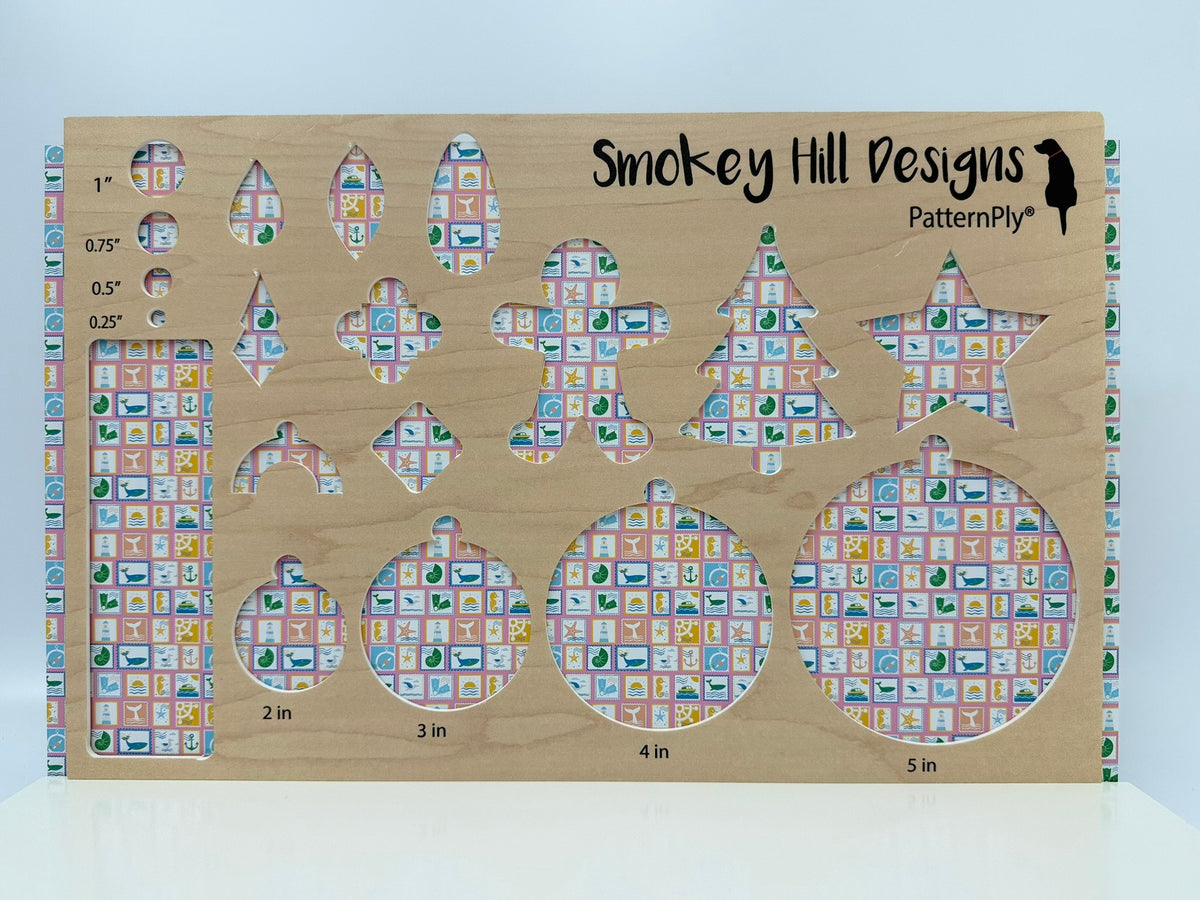 PatternPly® Full Coverage Beach Stamps on Peach product photo 3