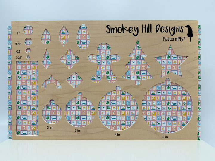 PatternPly® Full Coverage Beach Stamps on Peach