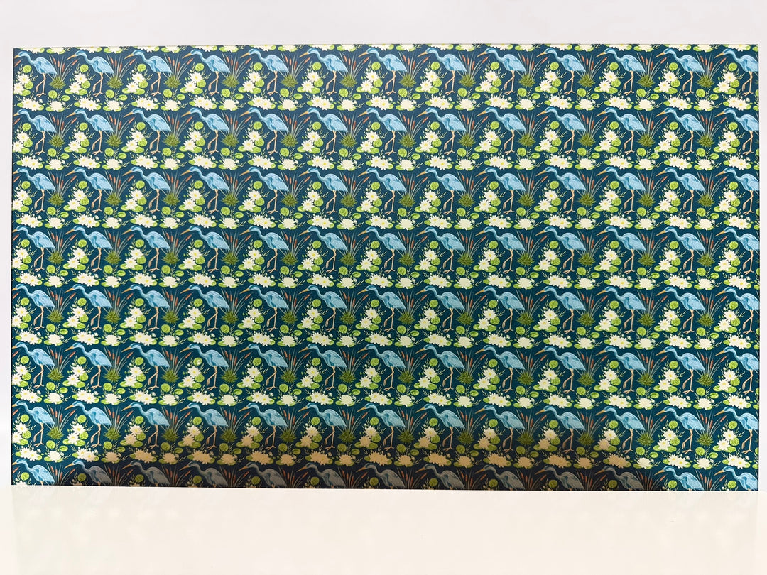 PatternPly® Transparent Blue Herons MINI