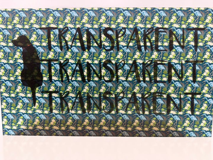 PatternPly® Transparent Blue Herons MINI