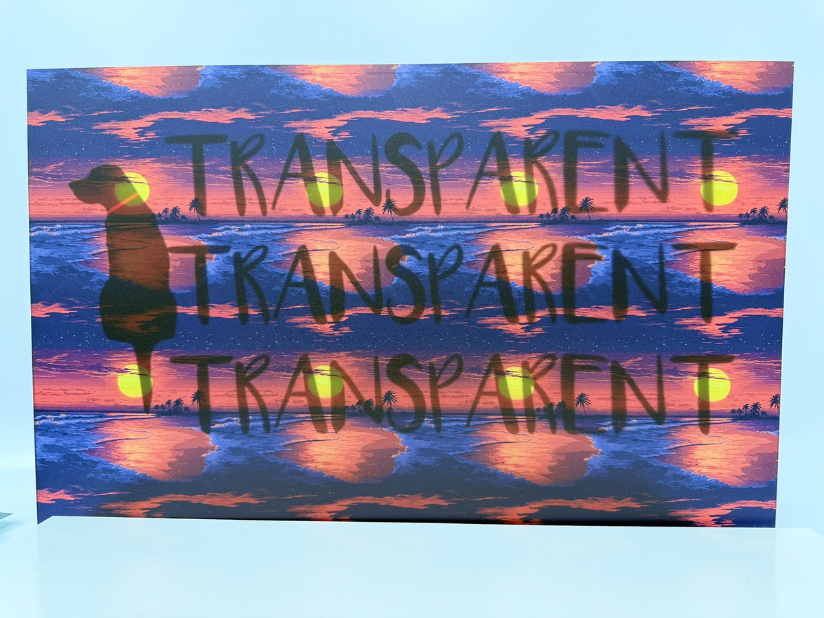 PatternPly® Transparent Tropical Sunset LARGE product photo 2