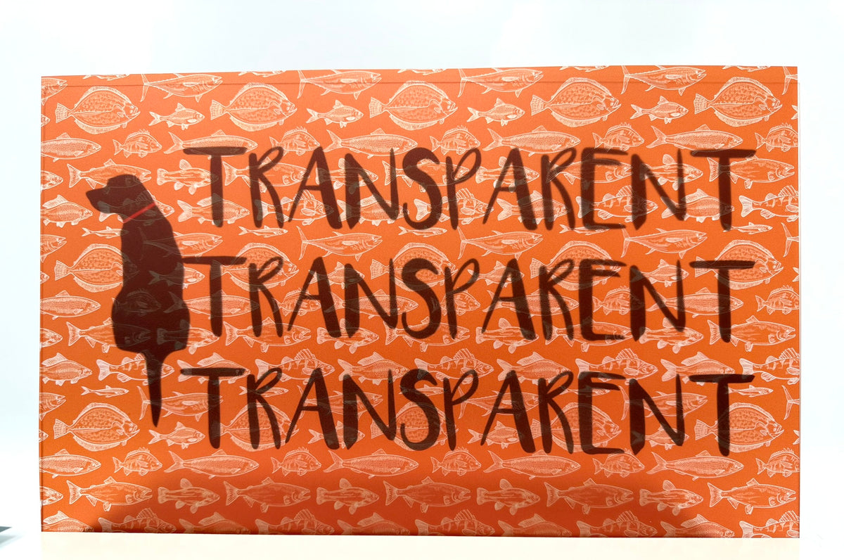 PatternPly® Transparent Freshwater Catch on ORANGE product photo 2
