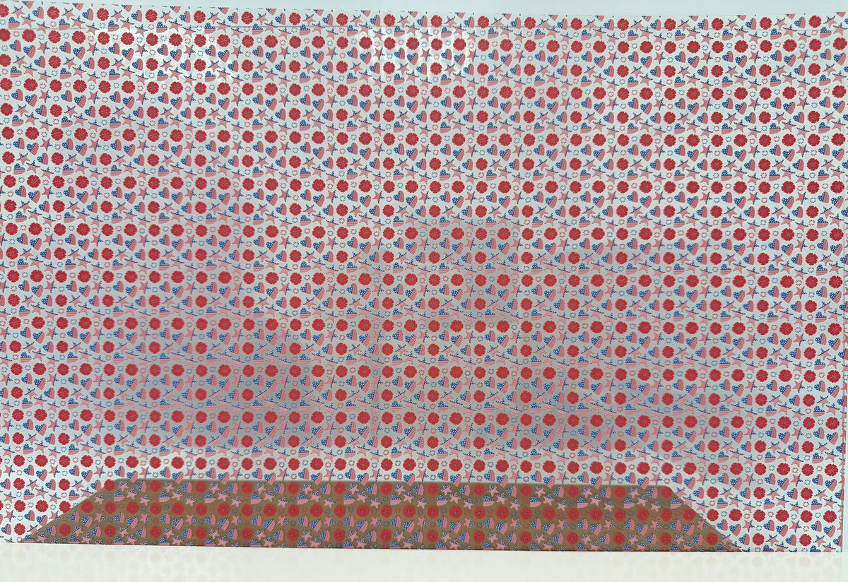 PatternPly® Scattered Patriotic Hearts and Stars MICRO product photo 2