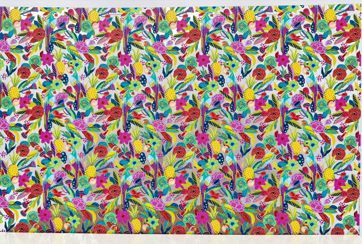 PatternPly® Scattered Birds in Paradise LARGE sheet showing the pattern