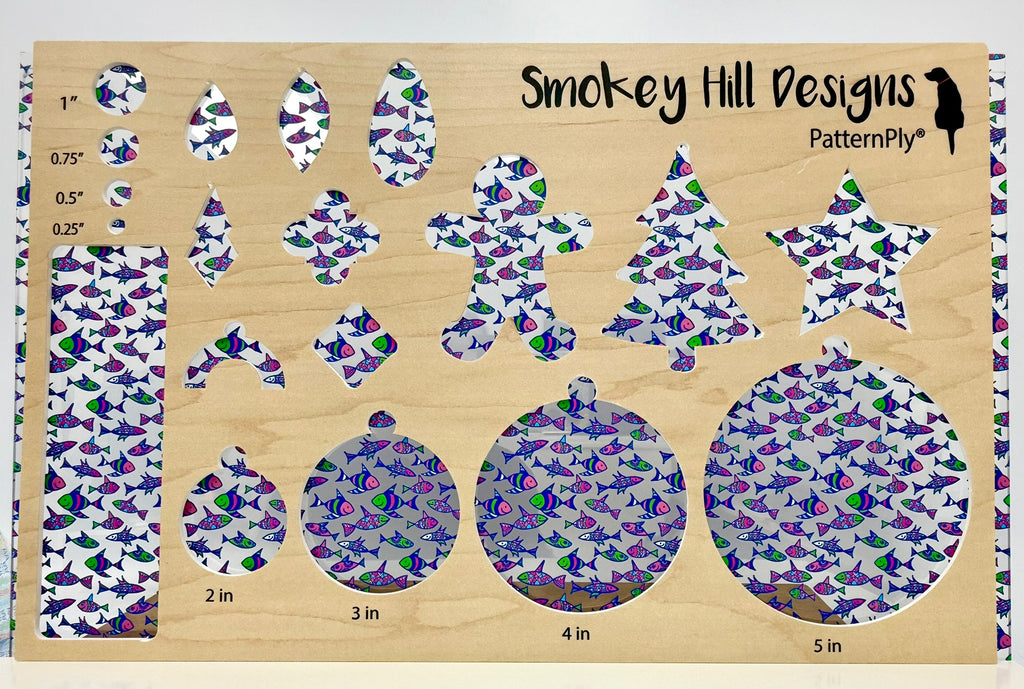 PatternPly® Scattered Fluorescent Fishies product photo 3