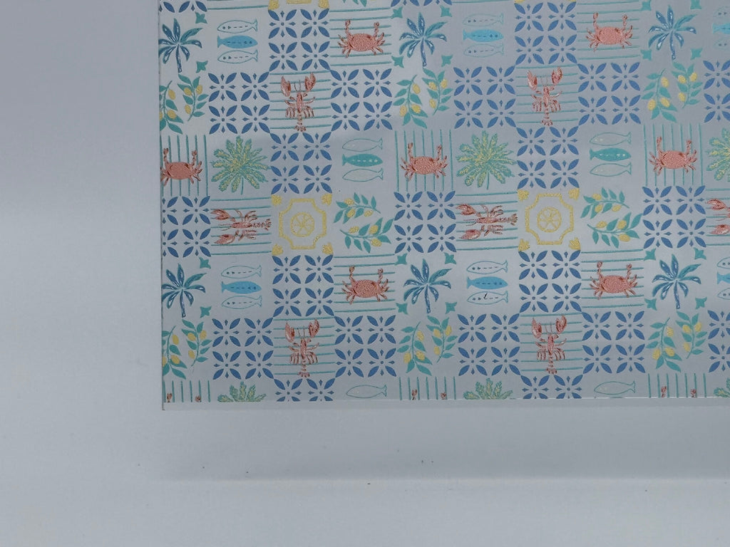 PatternPly® Scattered Summer Picnic Blanket MICRO sheet showing the pattern
