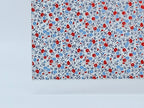 PatternPly® Scattered Patriotic Poppies sheet showing the pattern