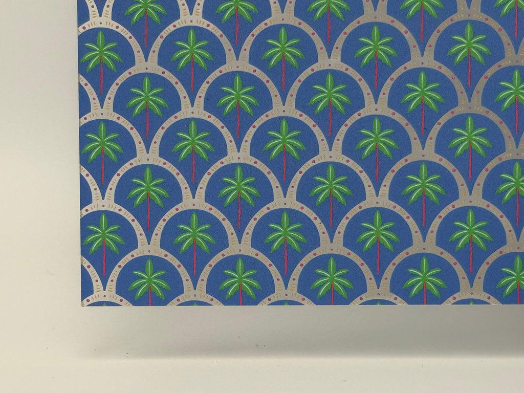 PatternPly® Scattered Palm Arches sheet showing the pattern