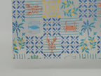 PatternPly® Scattered Summer Picnic Blanket LARGE sheet showing the pattern