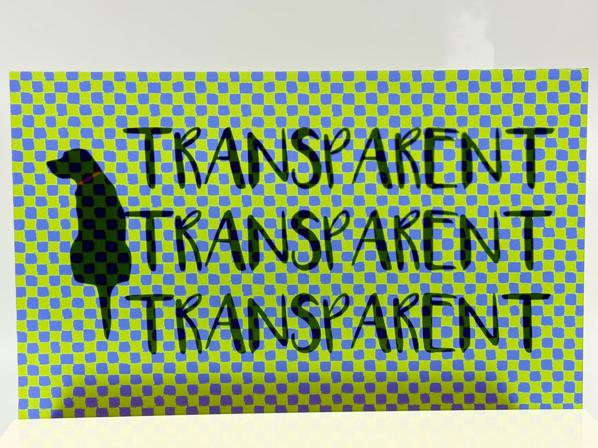 PatternPly® Transparent Lavender and Green Neon Checkered product photo 2