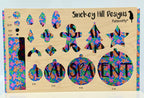 PatternPly® Transparent Hibiscus and Plumeria on Blue product photo 3