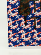 PatternPly® Transparent Grunge American Stars sheet showing the pattern