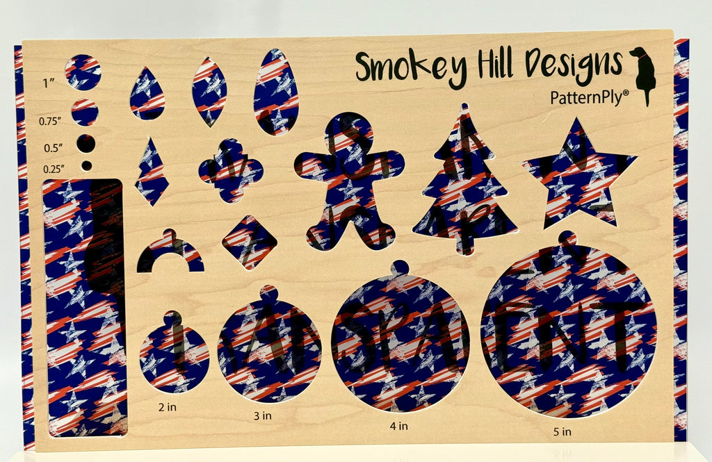 PatternPly® Transparent Grunge American Stars product photo 3