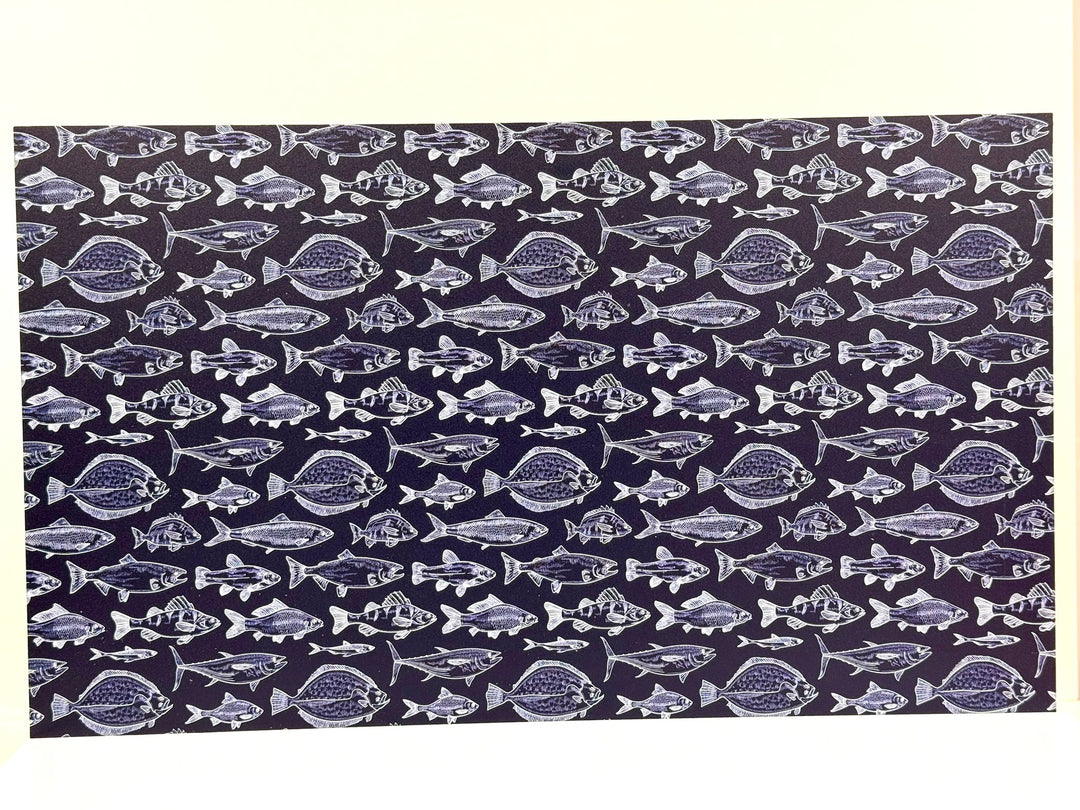 PatternPly® Full Coverage Freshwater Catch on Blue