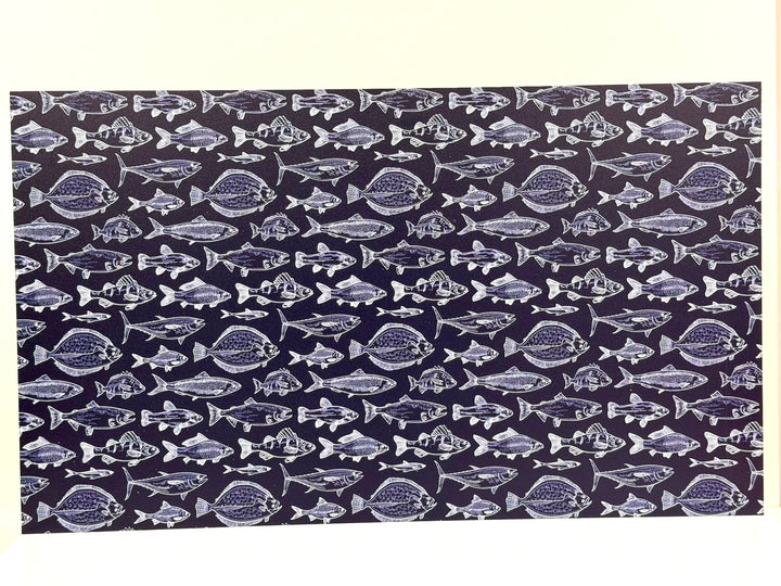 PatternPly® Full Coverage Freshwater Catch on Blue