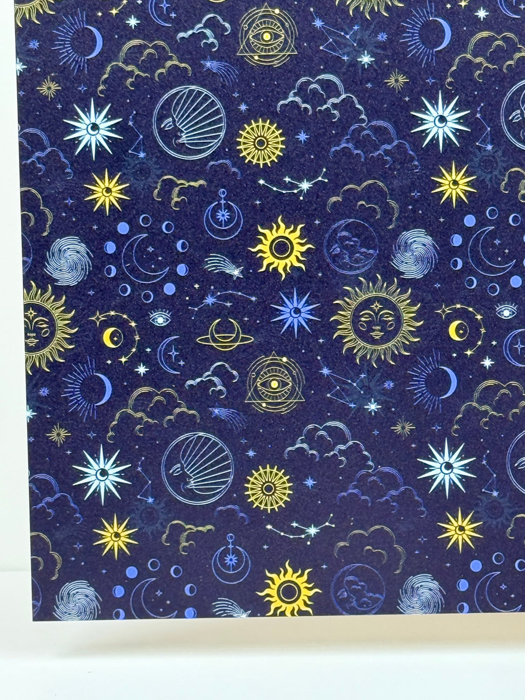 PatternPly® Full Coverage Celestial Sky sheet showing the pattern