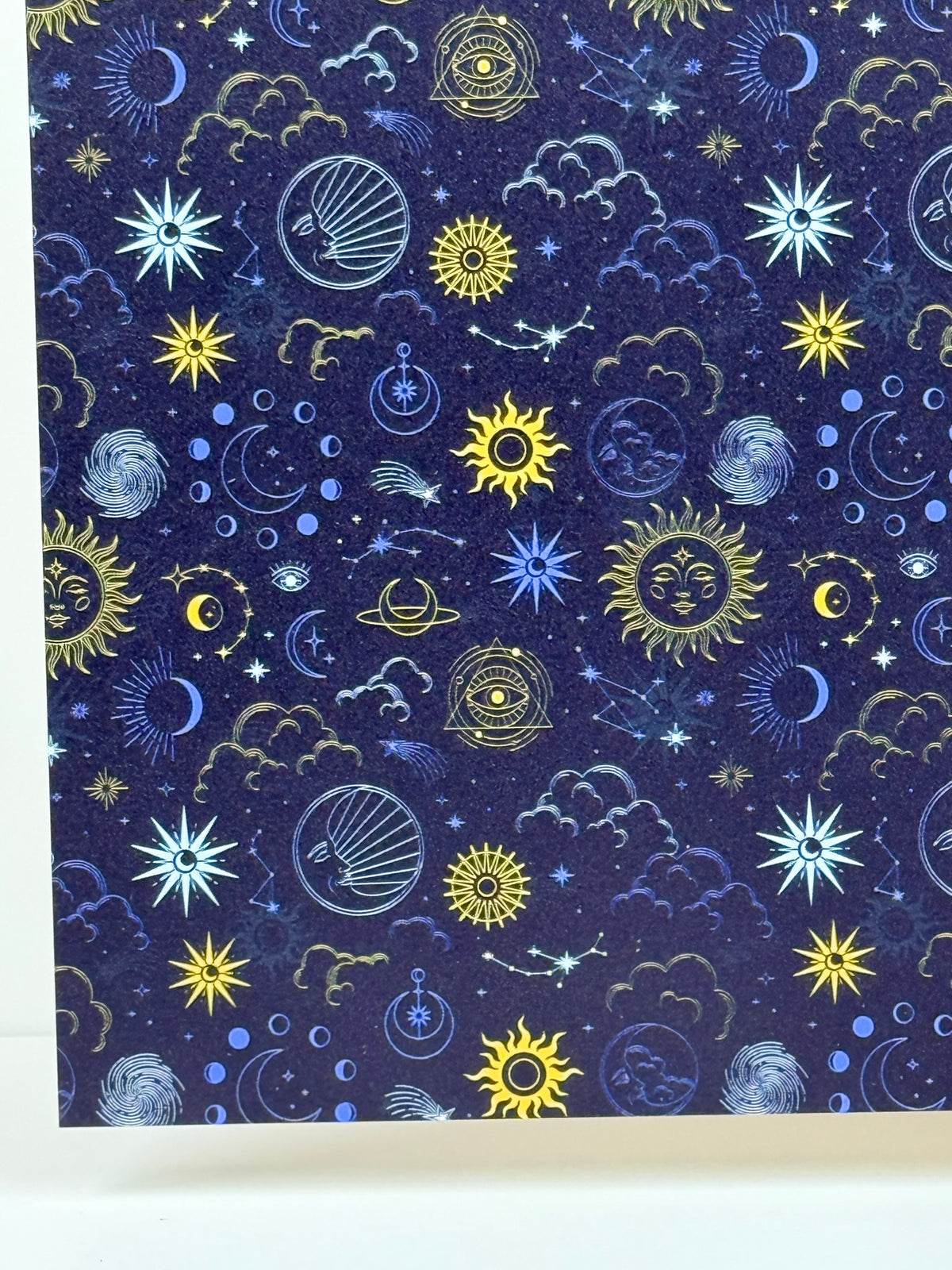 PatternPly® Full Coverage Celestial Sky sheet showing the pattern