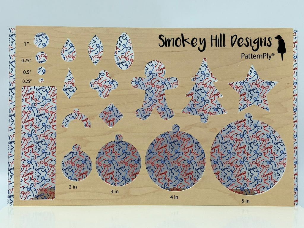 PatternPly® Scattered Patriotic Coquette Bows MICRO product photo 3