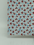 PatternPly® Full Coverage Crabs Shrimp and Lobsters MICRO sheet showing the pattern