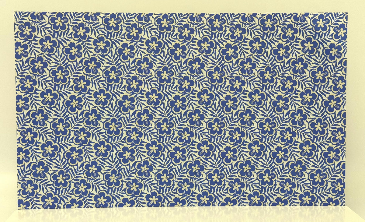 PatternPly® Full Coverage Periwinkle Hibiscus LARGE product photo 2