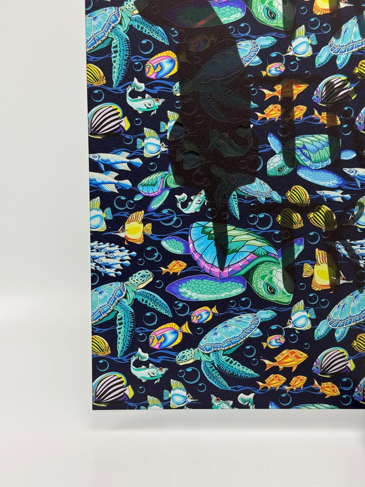 PatternPly® Transparent Ocean Life sheet showing the pattern