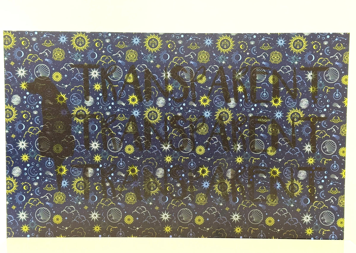 PatternPly® Transparent Celestial Sky sheet showing the pattern