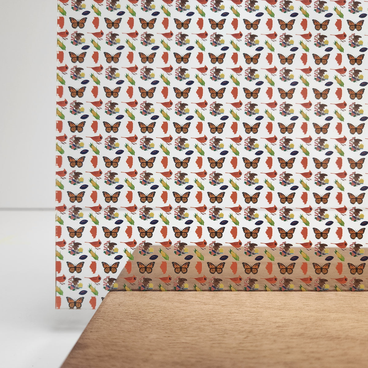 PatternPly® Scattered Illinois Icons sheet showing the pattern