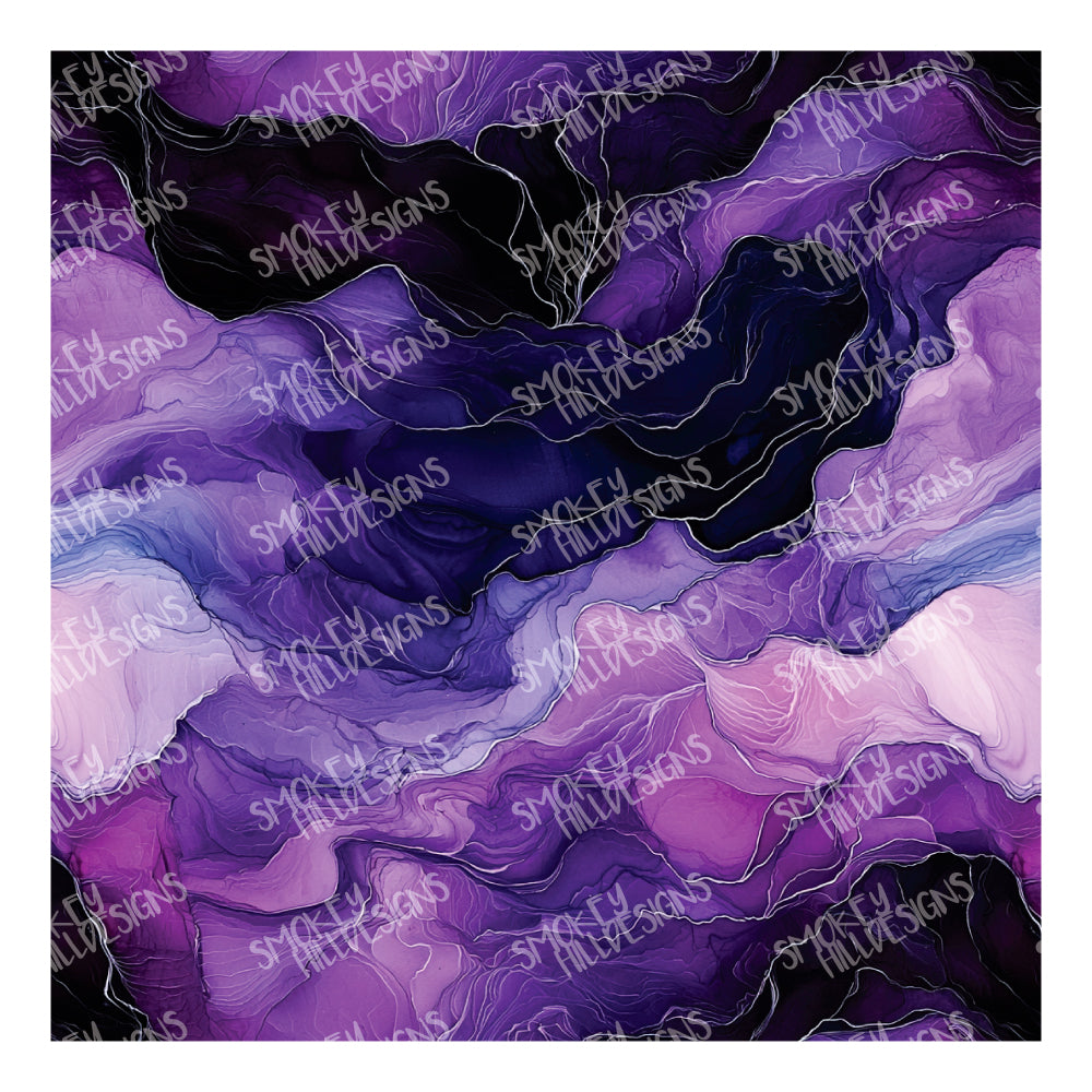 PatternPly® Full Coverage Indigo Storms sheet showing the pattern