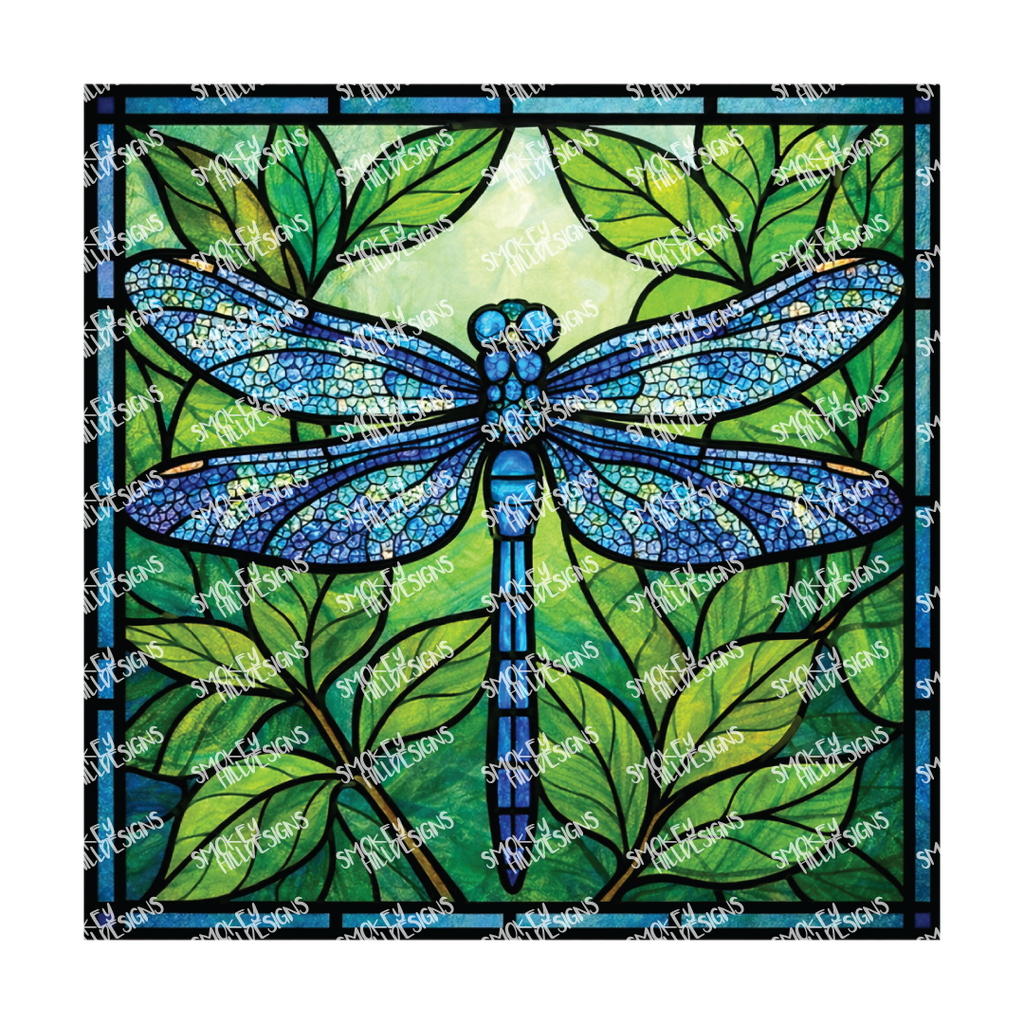 PatternPly® Transparent Insect Series Volume 1 Dragonflies 16 art scene artwork