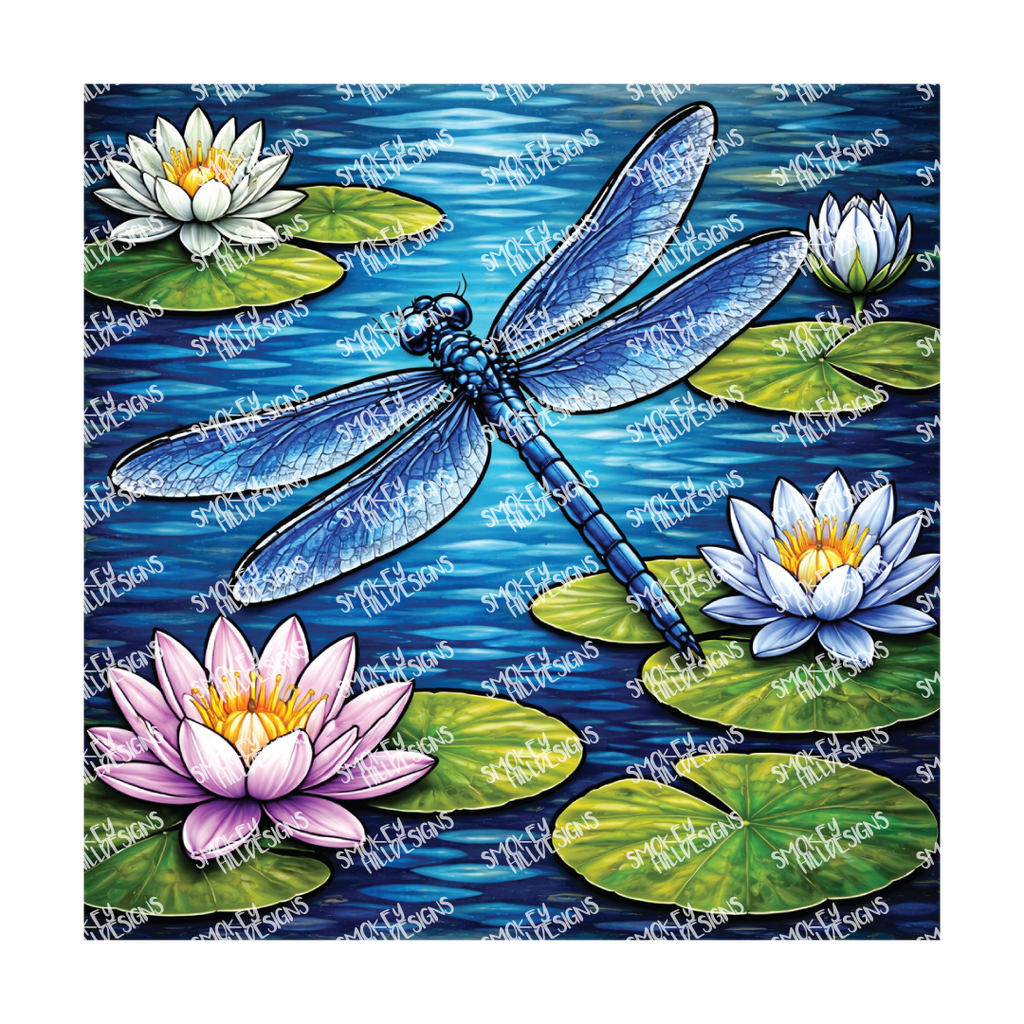 PatternPly® Transparent Insect Series Volume 1 Dragonflies 1 art scene artwork