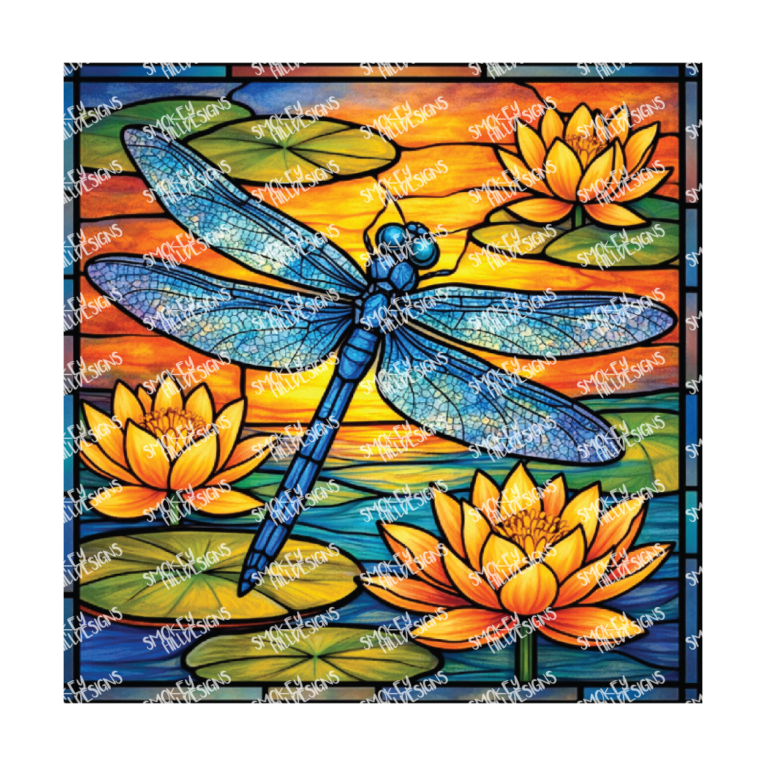 PatternPly® Transparent Insect Series Volume 1 Dragonflies 25 art scene artwork