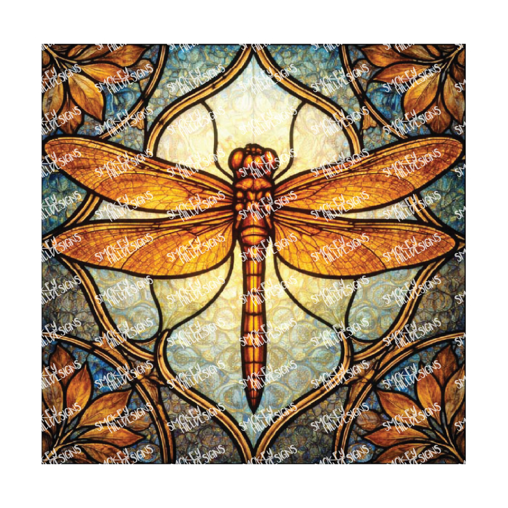 PatternPly® Transparent Insect Series Volume 1 Dragonflies 26 art scene artwork