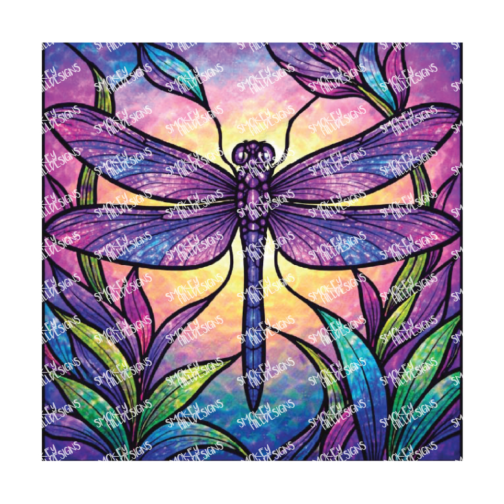 PatternPly® Transparent Insect Series Volume 1 Dragonflies 27 art scene artwork