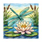 PatternPly® Transparent Insect Series Volume 1 Dragonflies 3 art scene artwork