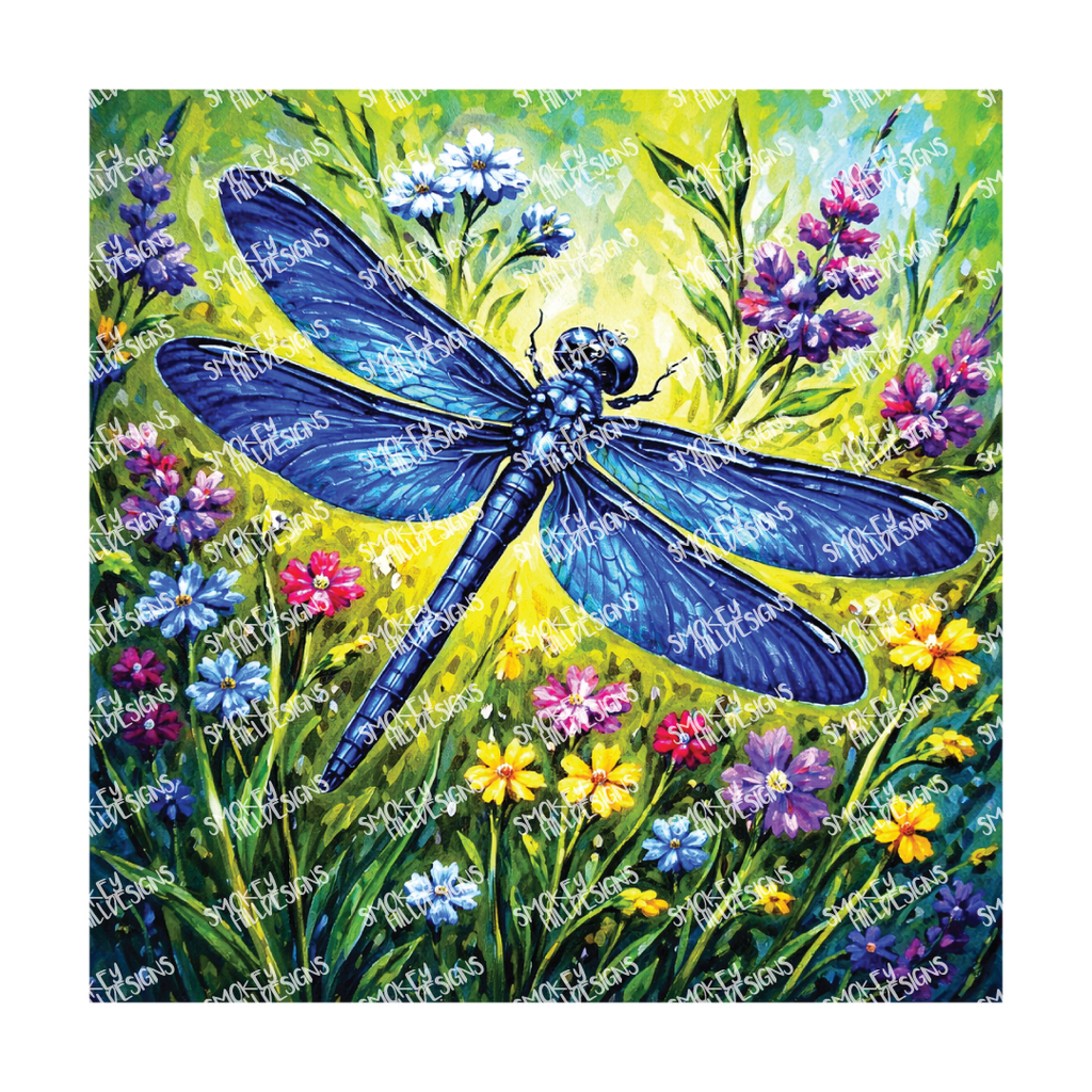 PatternPly® Transparent Insect Series Volume 1 Dragonflies 7 art scene artwork